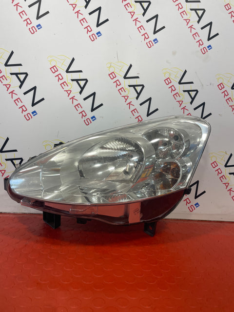 Peugeot Partner  HEADLAMP (LEFT) HEADLIGHT PASSENGER SIDE     P/N 9677202280