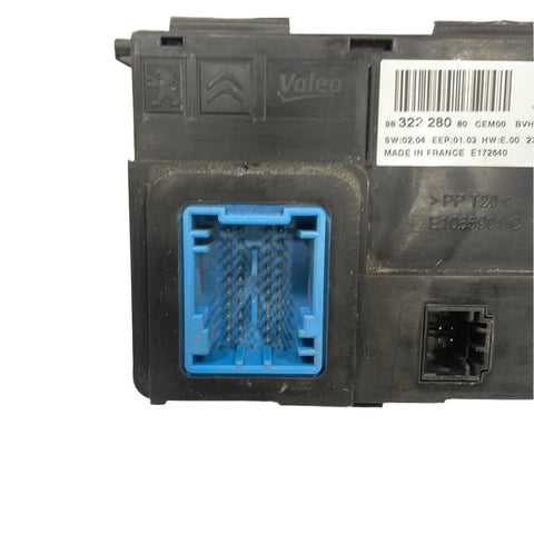 Citroen Berlingo/Peugeot Partner CLIMATE CONTROL MODULE 1.5 2019/2023 P/N 98322280