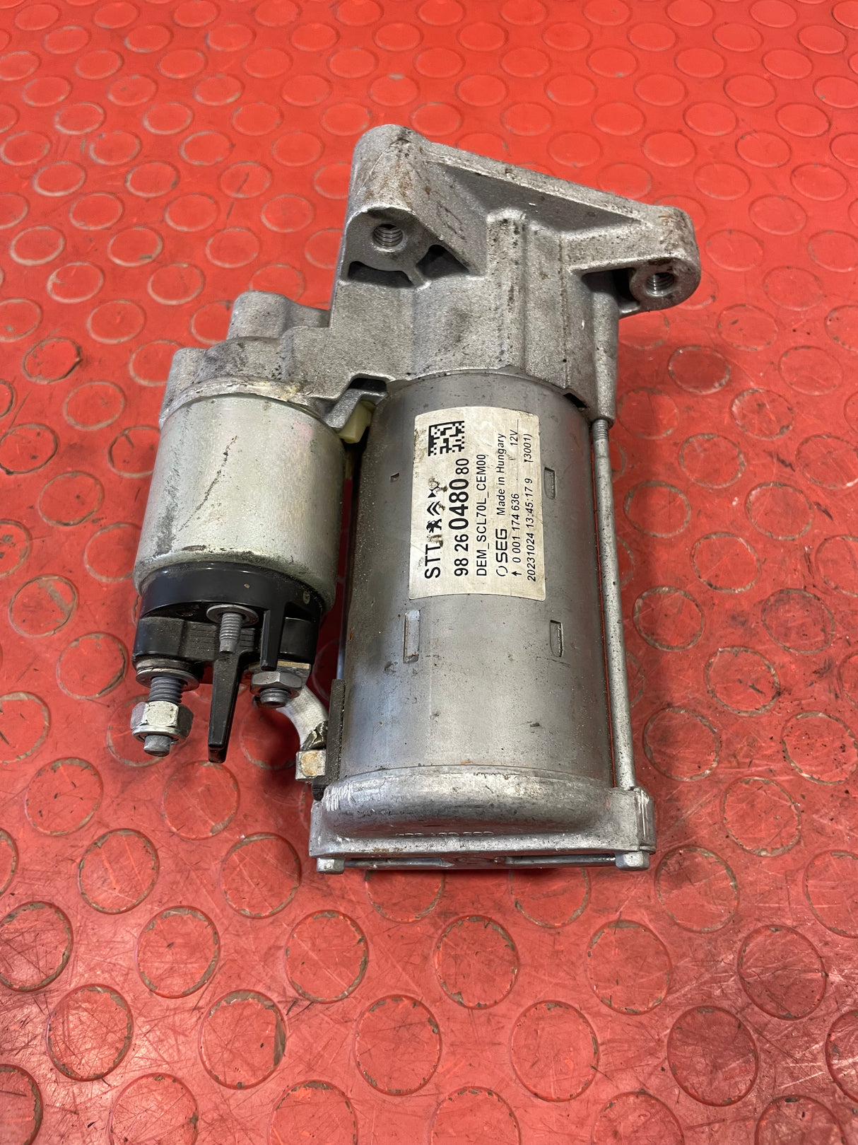 Citroen Relay/Peugeot Boxer/Fiat Ducato STARTER MOTOR 6 Speed 2.0 2016-2024 P/N 9826048080 - 1