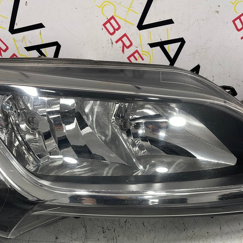 Citroen Relay/Peugeot Boxer/Fiat Ducato DRIVER SIDE HEADLIGHT (BLACK INNER PLASTIC) 2014-onward P/N 1375099080