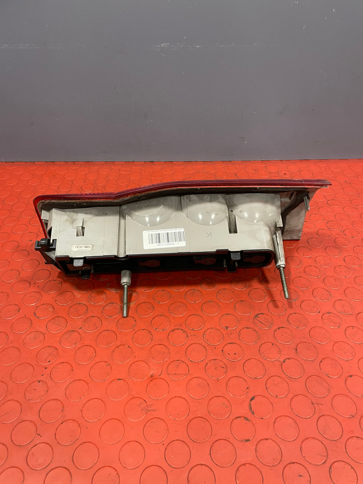 Ford Transit Mk7 N/S PASSENGER TAILLIGHT 2006-2013 (Damaged Lens) P/N 6C1113405A - 1