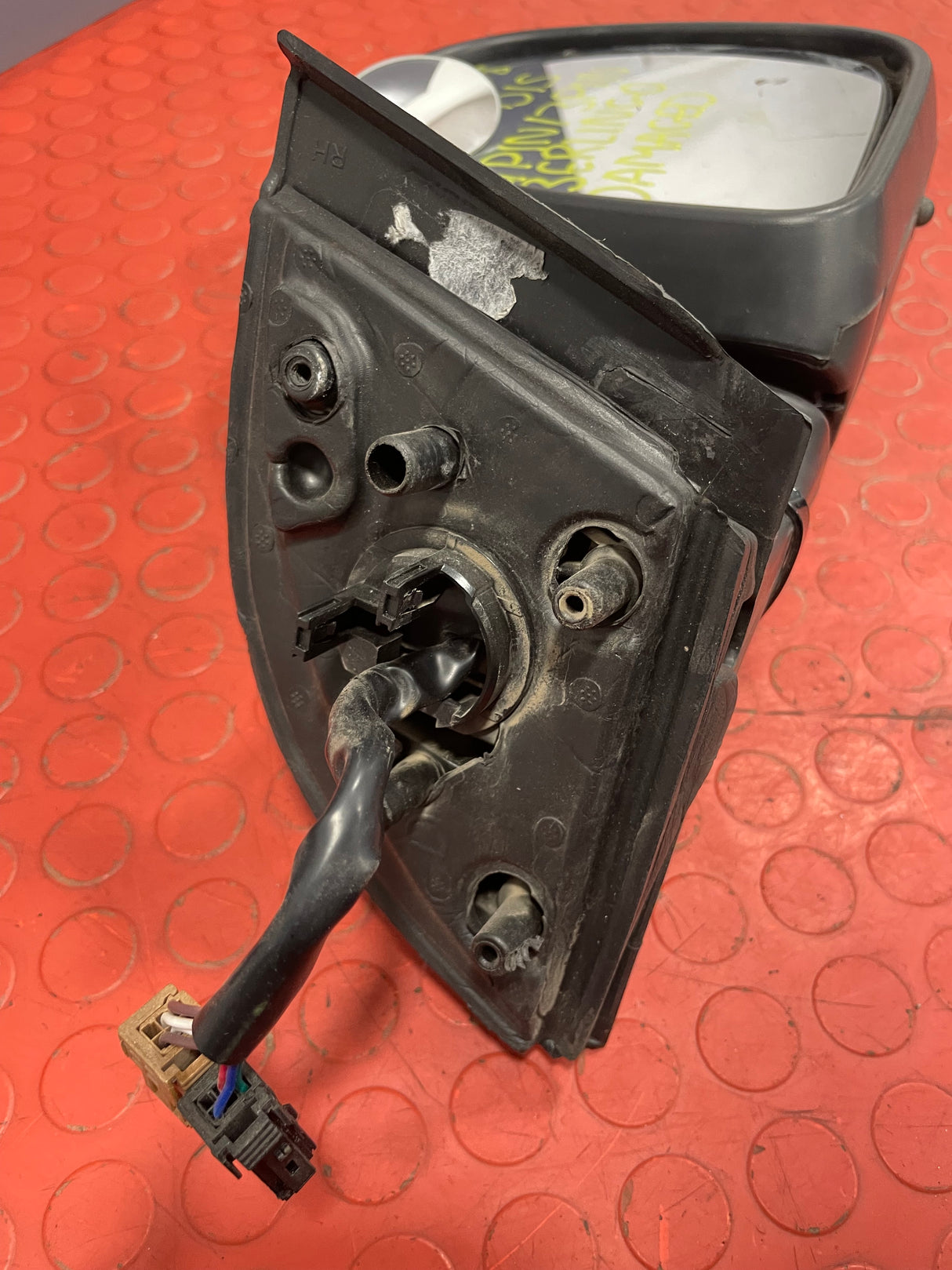 **DAMAGED** Citroen Berlingo/Peugeot Partner WING MIRROR Driver Side 4 PIN / 3 PIN (Broken Folding Joint) 2013-2018 P/N 96777525XT - 3