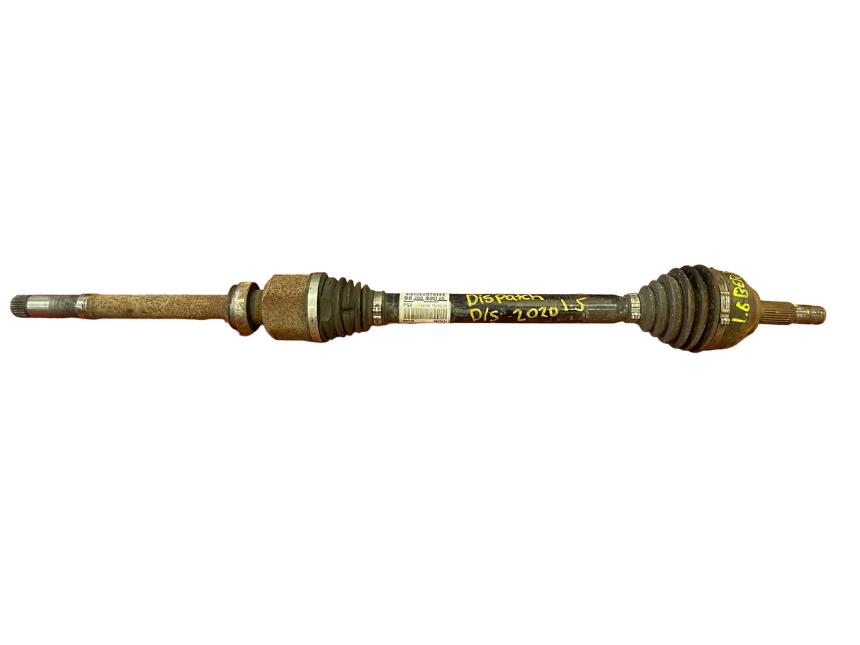 Citroen Dispatch/Peugeot Expert/Vauxhall Vivaro/Toyota Proace/Fiat Scudo DRIVESHAFT Drivers Side 1.5 2016-2025 P/N 9820048080 - 1