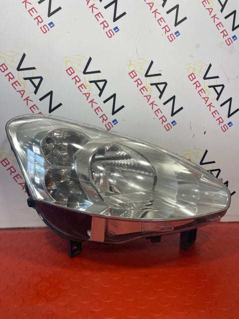 Peugeot Partner HEADLIGHT RIGHT O/S DRIVERS SIDE  2012-2015    P/N  9677202180