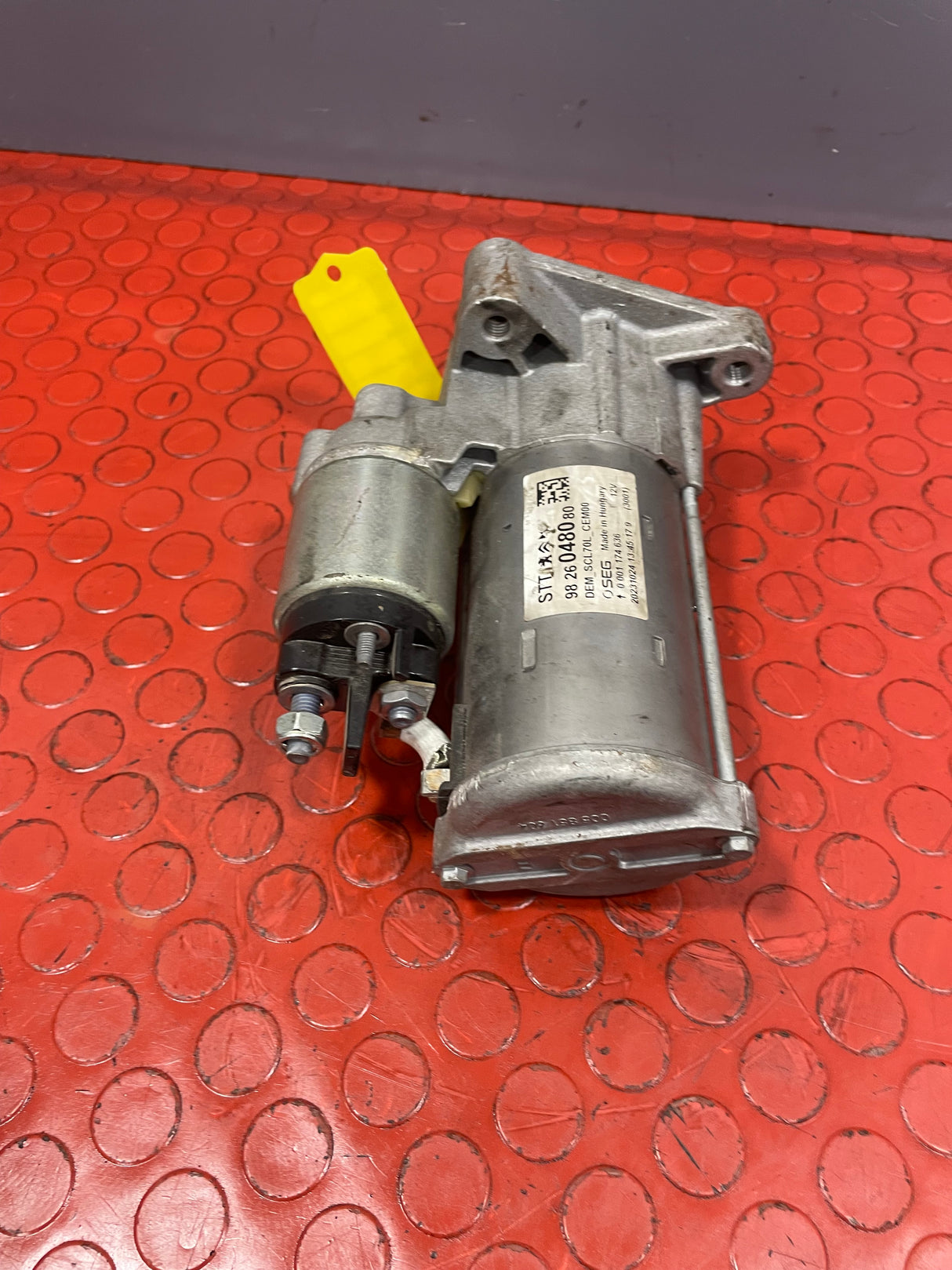 Peugeot Boxer/Citroen Relay STARTER MOTOR 2020 2.0 P/N 9826048080