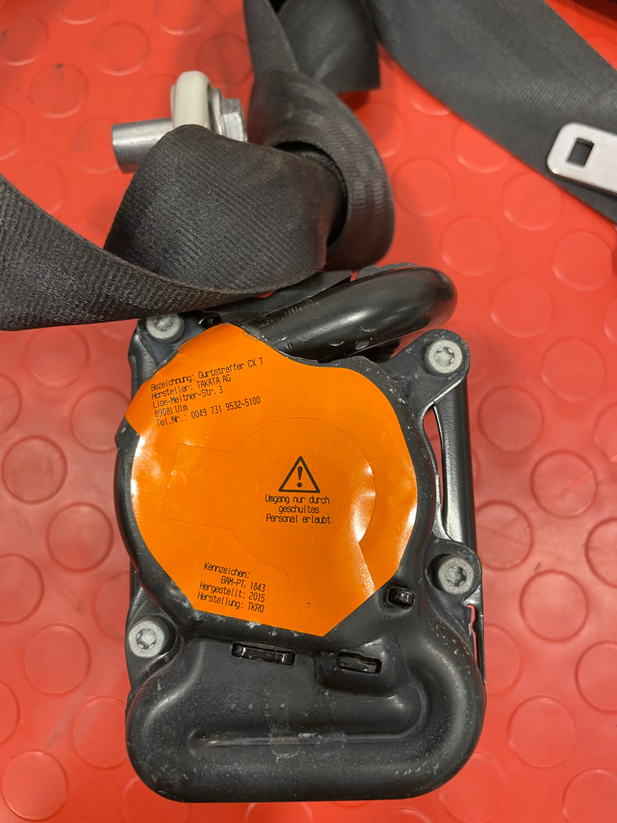 Citroen Berlingo/Peugeot Partner FRONT SEAT BELT Passensger's Side 2008-2018 P/N 98025583XX