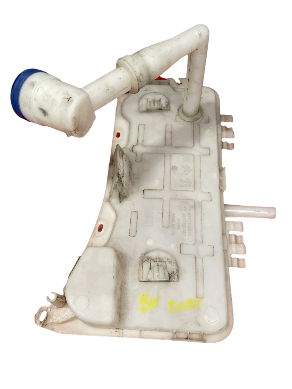 Citroen Berlingo/Peugeot Partner/Vauxhall Combo/Toyota Proace City WINDSCREEN WASHER BOTTLE w/ FILLER NECK (no pump) 2019-2023 P/N 9817300980 - 1