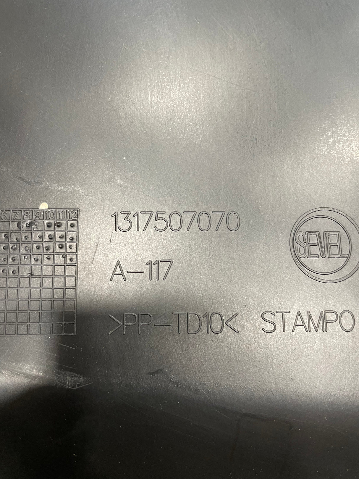Citroen Dispatch DOOR CARD PANEL TRIM FRONT RIGHT  2014-2020 P/N 1317507070