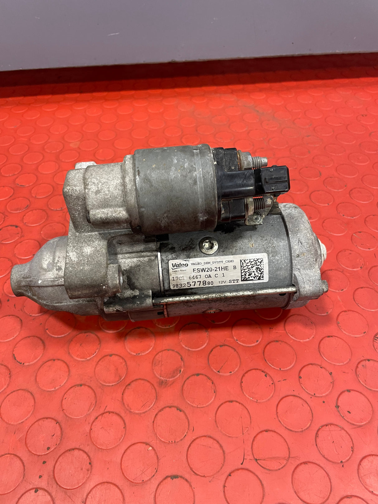 Vauxhall Combo/Citroen Berlingo/Peugeot Partner/Toyota Proace City 1.5 STARTER MOTOR 2019-2024 P/N 9832577880
