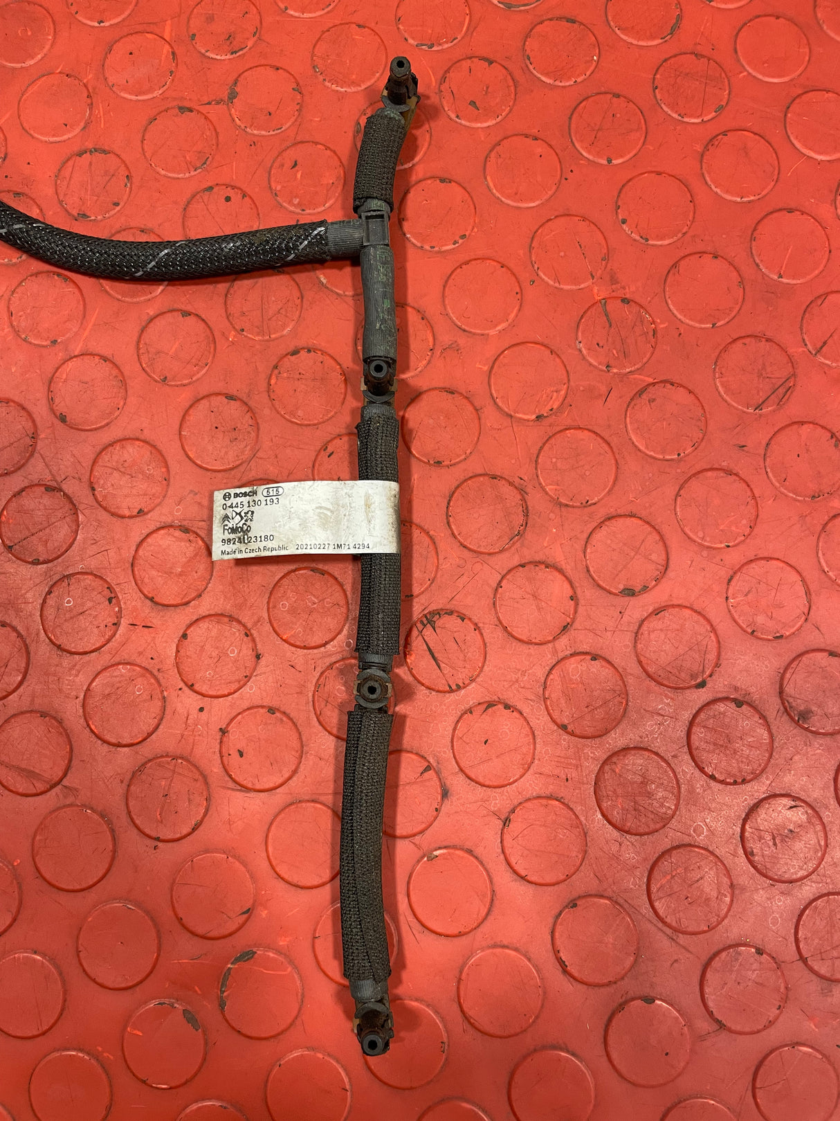 Citroen Dispatch/Peugeot Expert/Vauxhall Vivaro/Toyota Proace/Fiat Scudo INJECTOR LEAK OFF RETURN PIPE 1.5 HDI 2016-2024 P/N 9824723180 / 0445130193