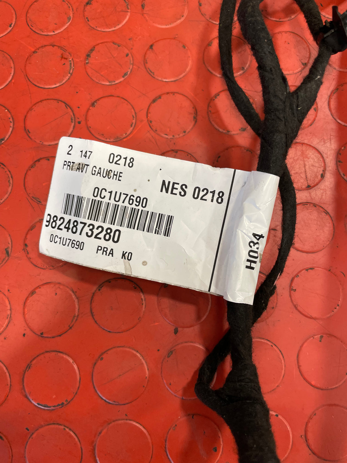 Citroen Dispatch/ Peugeot Expert/Vauxhall Vivaro/Toyota Proace/Fiat Scudo DOOR WIRING LOOM/DOOR HARNESS Front Passenger's Side 2016-2024 P/N 9824873280