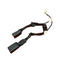 Toyota Hilux Invincible DOUBLE SEAT BELT BUCKLE CLIPS STALKS Back Seat 2016-2023 P/N 733800K400