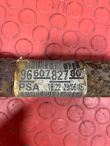 Citroen Berlingo/Peugeot Partner DRIVESHAFT Passenger Side 1.6 2008-2018 P/N 9660782780 - 1