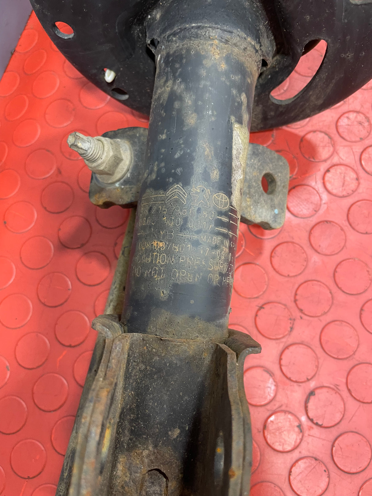 Citroen Dispatch/Vivaro Vauxhall/Peugeot Expert/Toyota Proace/Fiat Scudo COMPLETE FRONT SHOCK ABSORBER DRIVER'S SIDE O/S 1.6 2016 P/N 9821596680