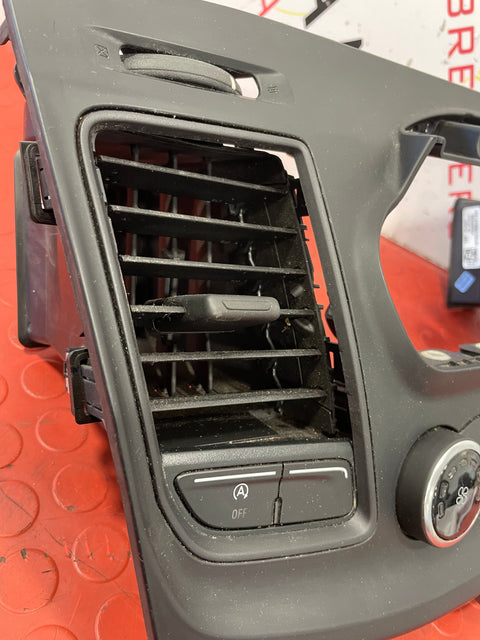 Ford Transit Mk8 RADIO SURROUND WITH CLIMATE CONTROL SWITCHES, AIR VENTS (NO AC) 2019-2023 P/N JK2118835BBW