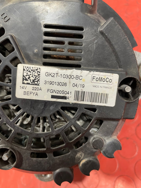 Ford Transit ALTERNATOR ASSEMBLY MK8 2.0 RWD 2016-2023 P/N GK2T10300BC