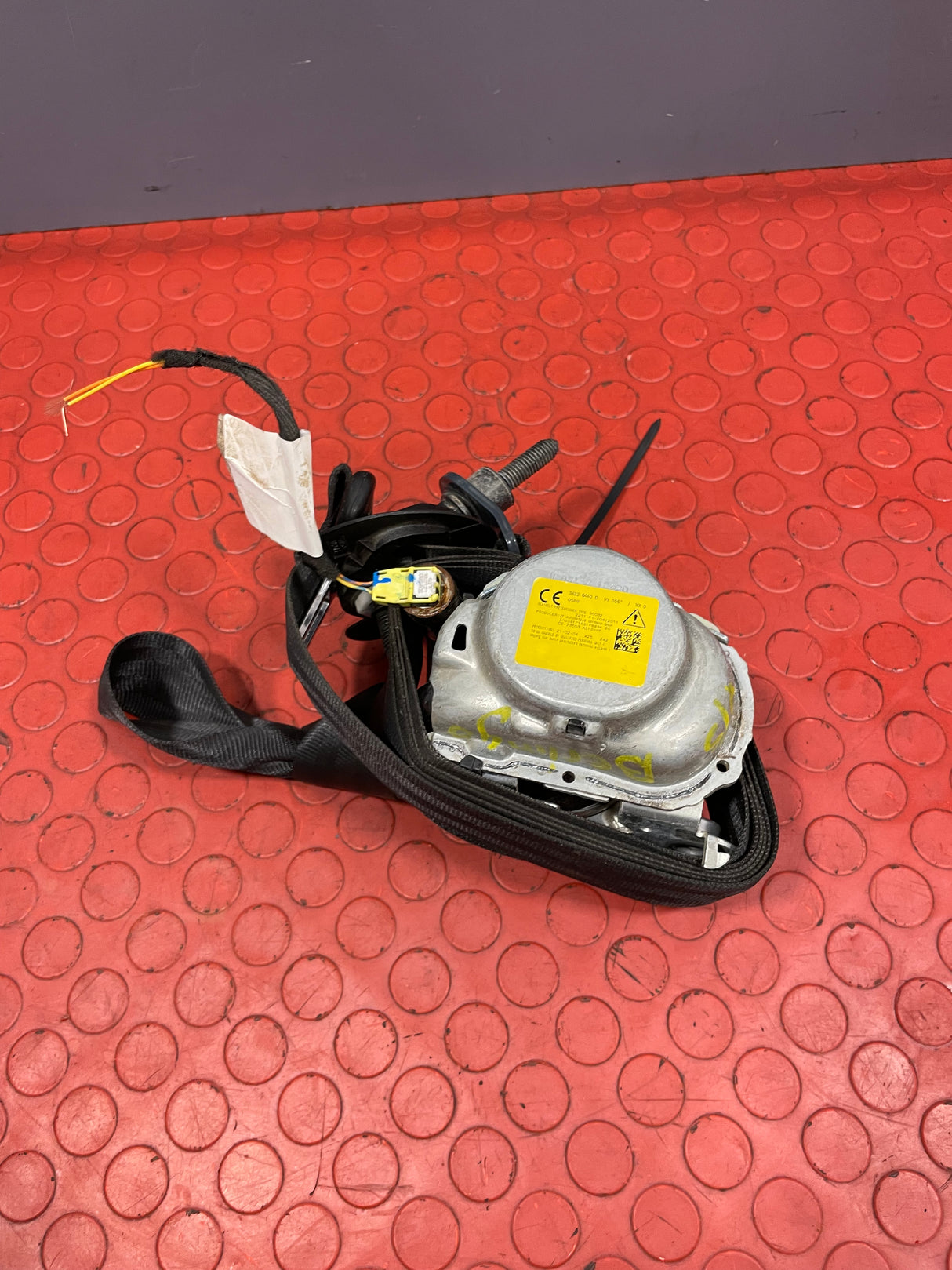 Citroen Berlingo/Peugeot Partner/Vauxhall Combo/Toyota Proace City SEAT BELT FRONT Driver's Side  P/N 98172277XX