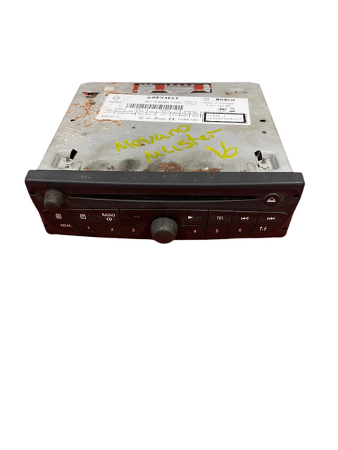 Renault Master/Vauxhall Movano/Nissan NV400 RADIO STEREO HEAD UNIT BOSCH 2014-2021 P/N 281158338R