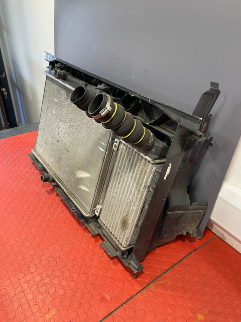 Citroen Berlingo/Peugeot Partner COMPLETE RADIATOR SYSTEM W/ INTERCOOLER & AIR CONDITIONING CONDENSER 1.6 2016-2018 P/N 9800291280 / 1049874716T