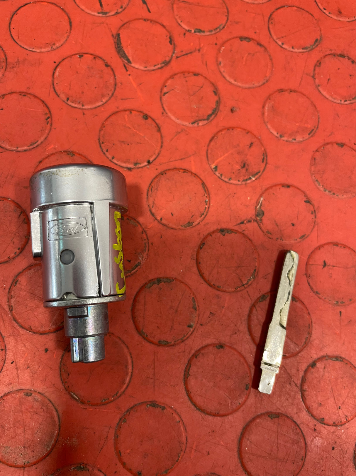 Ford Transit MK8/Custom IGNITION BARREL & 1 KEY 2013-2016 P/N BK2T15K601AB - 1