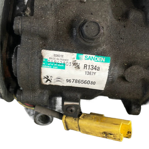 Citroen Berlingo/Peugeot Partner AIR CONDITIONING PUMP 2013-2018 P/N9678656080